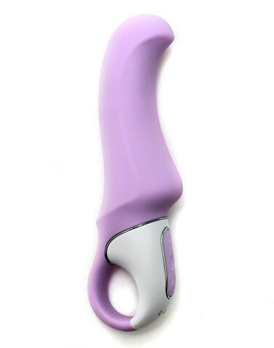 Сиреневый вибратор Satisfyer Charming Smile - 18,5 см. (Цвет: сиреневый)