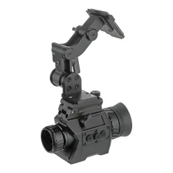 Монокуляр цифровой Veber Digital Force HM40-M ночной на шлем - вид сбоку с креплением