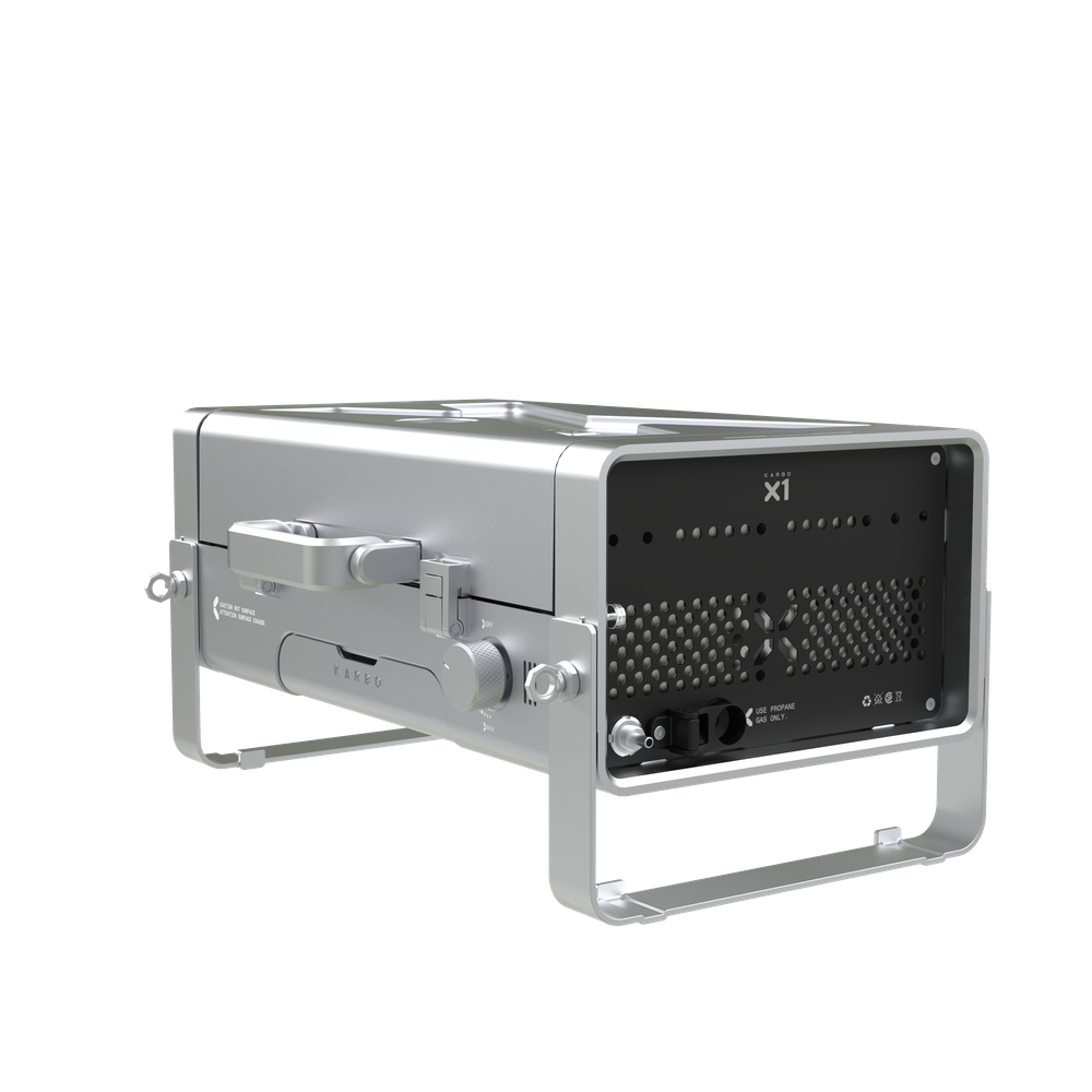 Газовый гриль портативный Karbo Grill X1 Natural Grey