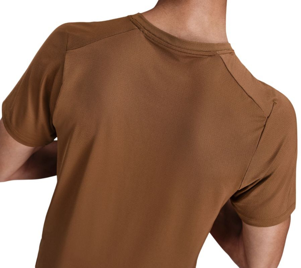 Мужская теннисная футболка Nike Court Advantage Dri-Fit Tennis - Коричневый