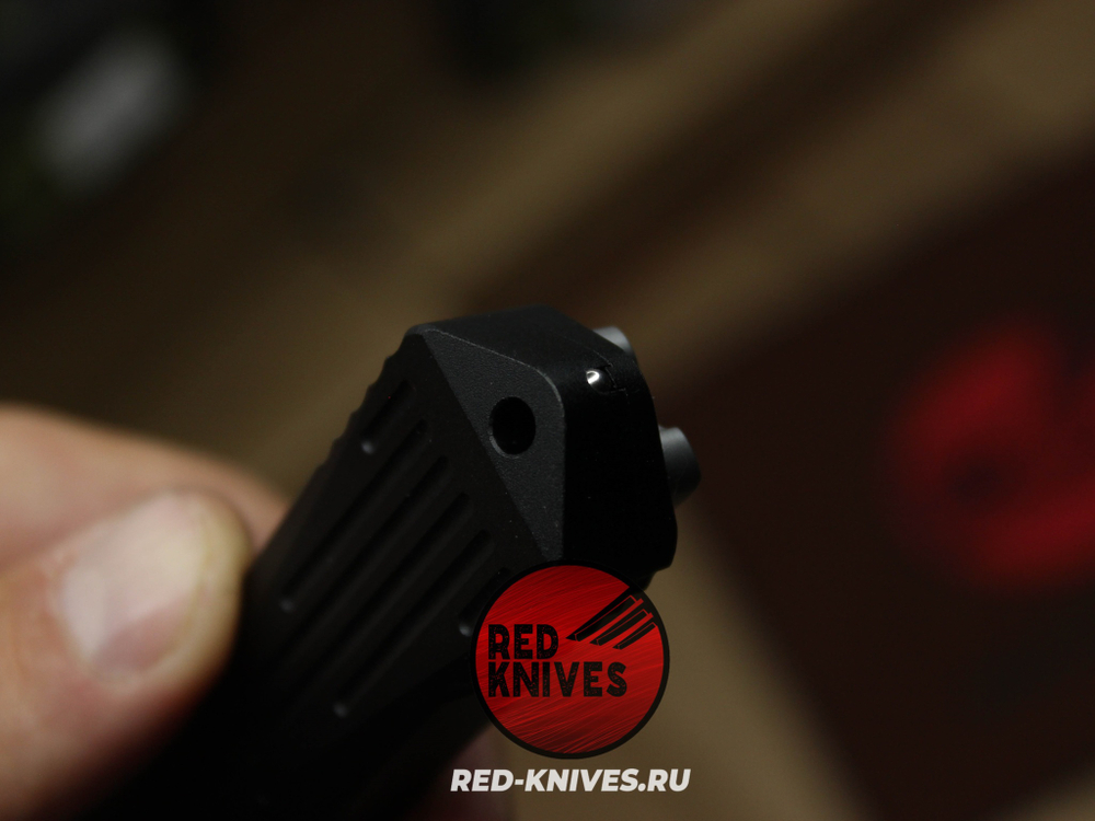 Heretic Knives Manticore-E D/E - черная рук, светлый клинок RK/Н95
