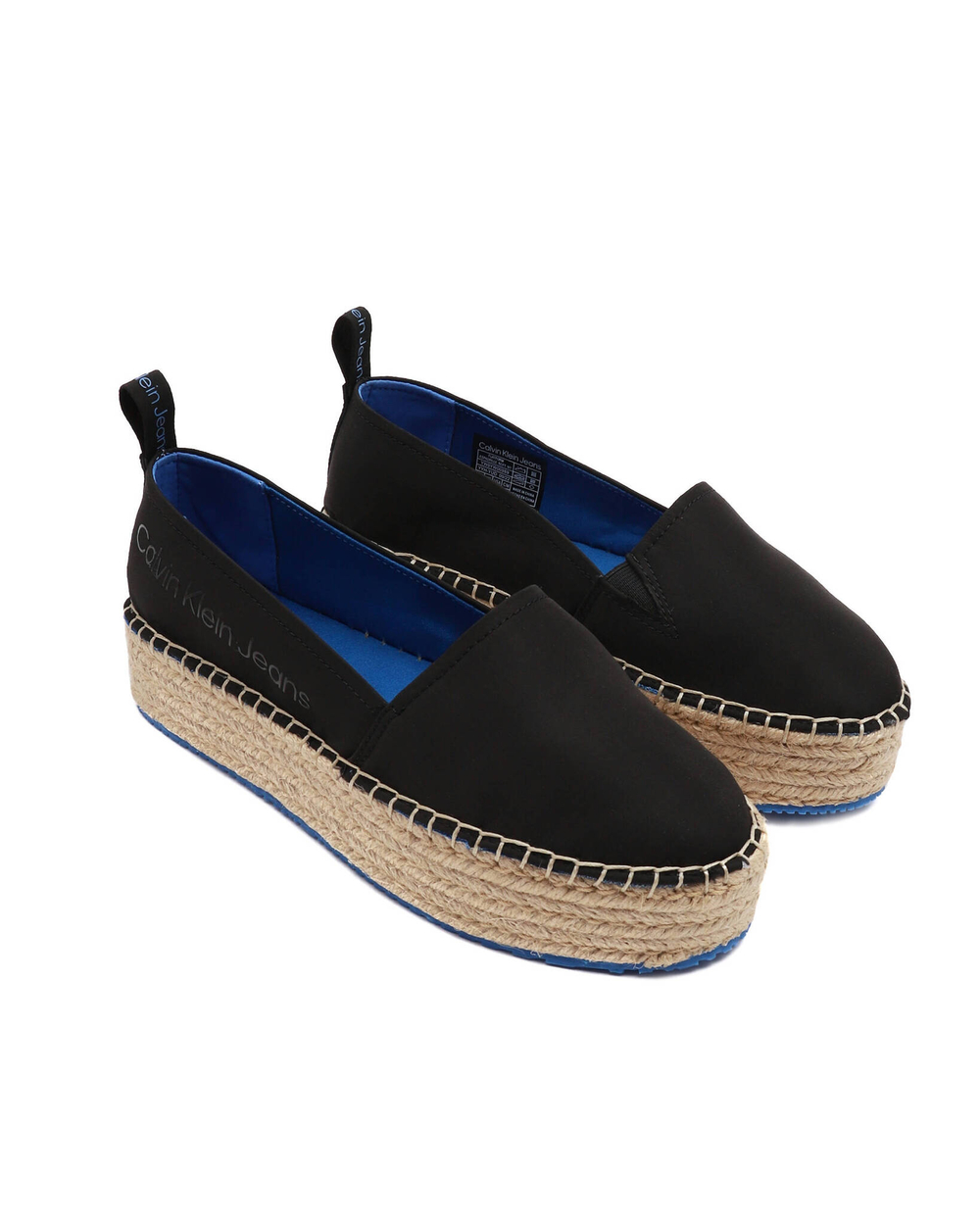 эспадрильи flatform CALVIN KLEIN JEANS - черный(YW0YW00989)