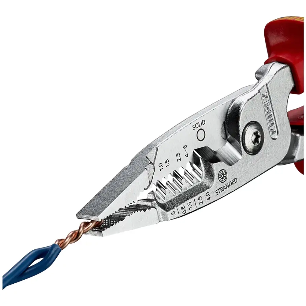 Многофункциональные клещи для электромонтажных работ 200 мм Knipex 13 76 200 ME