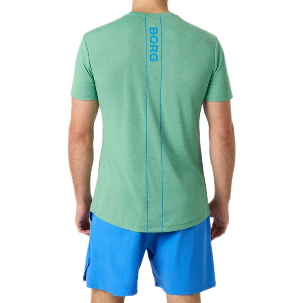 Теннисная футболка Bj_rn Borg Ace Light - malachite green