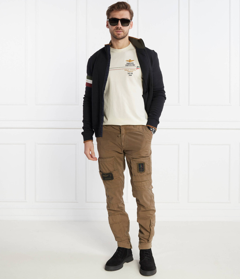 Футболка Aeronautica Militare - экрю(TS2078J592)