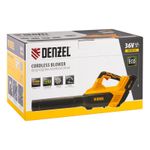 Воздуходувка аккумуляторная Denzel RB180-36, Li-ion, 36 В, 4 Ач, 180 км/ч, 820 м³/ч