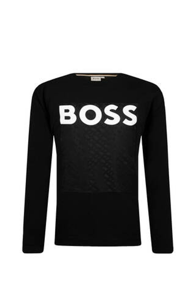 Лонгслив BOSS Kidswear - черный(J25O75)