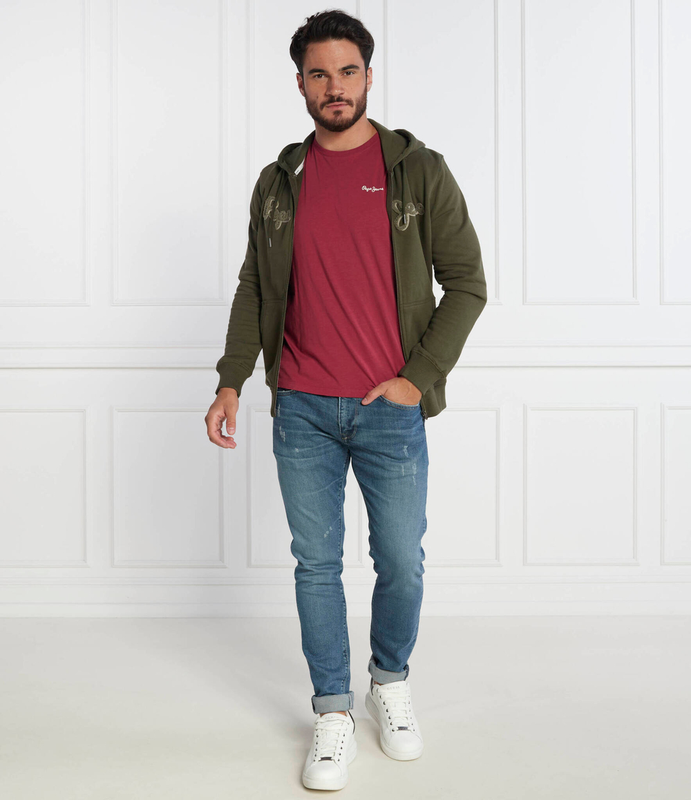 Футболка WILTSHIRE SS Pepe Jeans London - бордовый(PM509083)