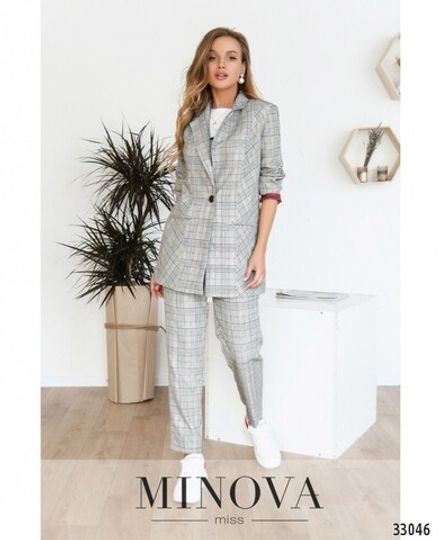Костюм 5007-бордо Minova Фото 2