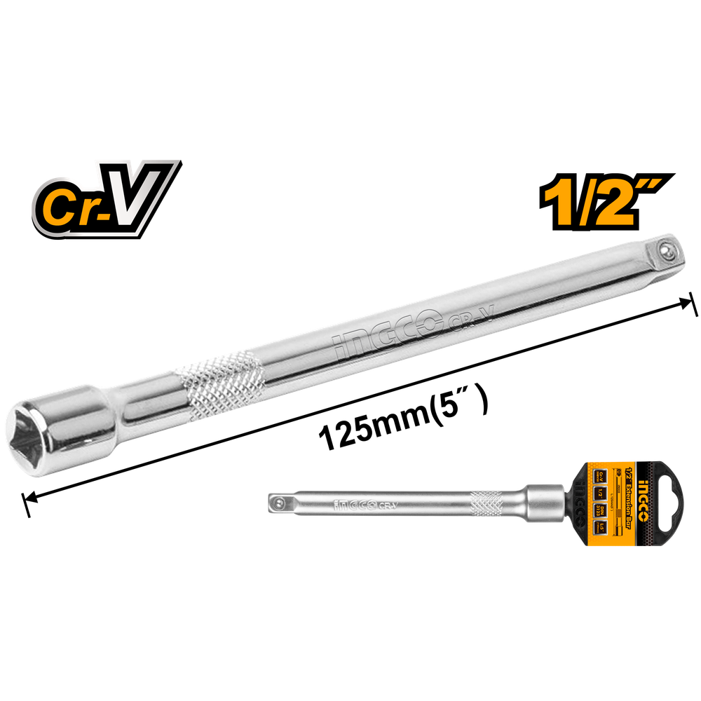 Удлинитель для воротка INGCO HEB12051 INDUSTRIAL 1/2" 125 мм