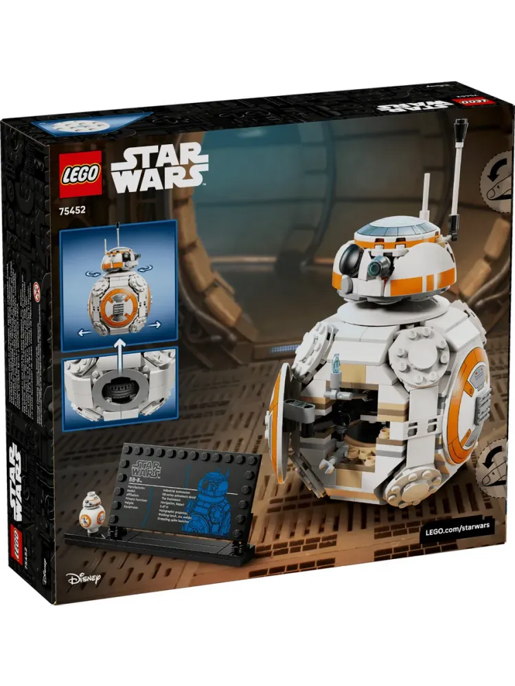 Конструктор Star Wars 75452 Астромеханический дроид BB-8