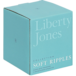 Банка для хранения Liberty Jones Soft Ripples белая