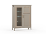 КЛАССИК тумба KOM1W1D1B с подсветкой (Глиняный серый)
