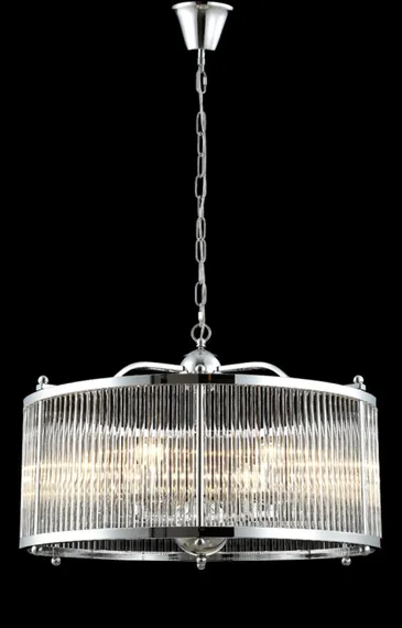 Подвесная люстра Tadeo TADEO SP6 D600 CHROME/TRANSPARENTE Crystal Lux