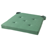 Подушка на стул IKEA JUSTINA (ЮСТИНА), Зеленый, 35 / 42х40х4 см