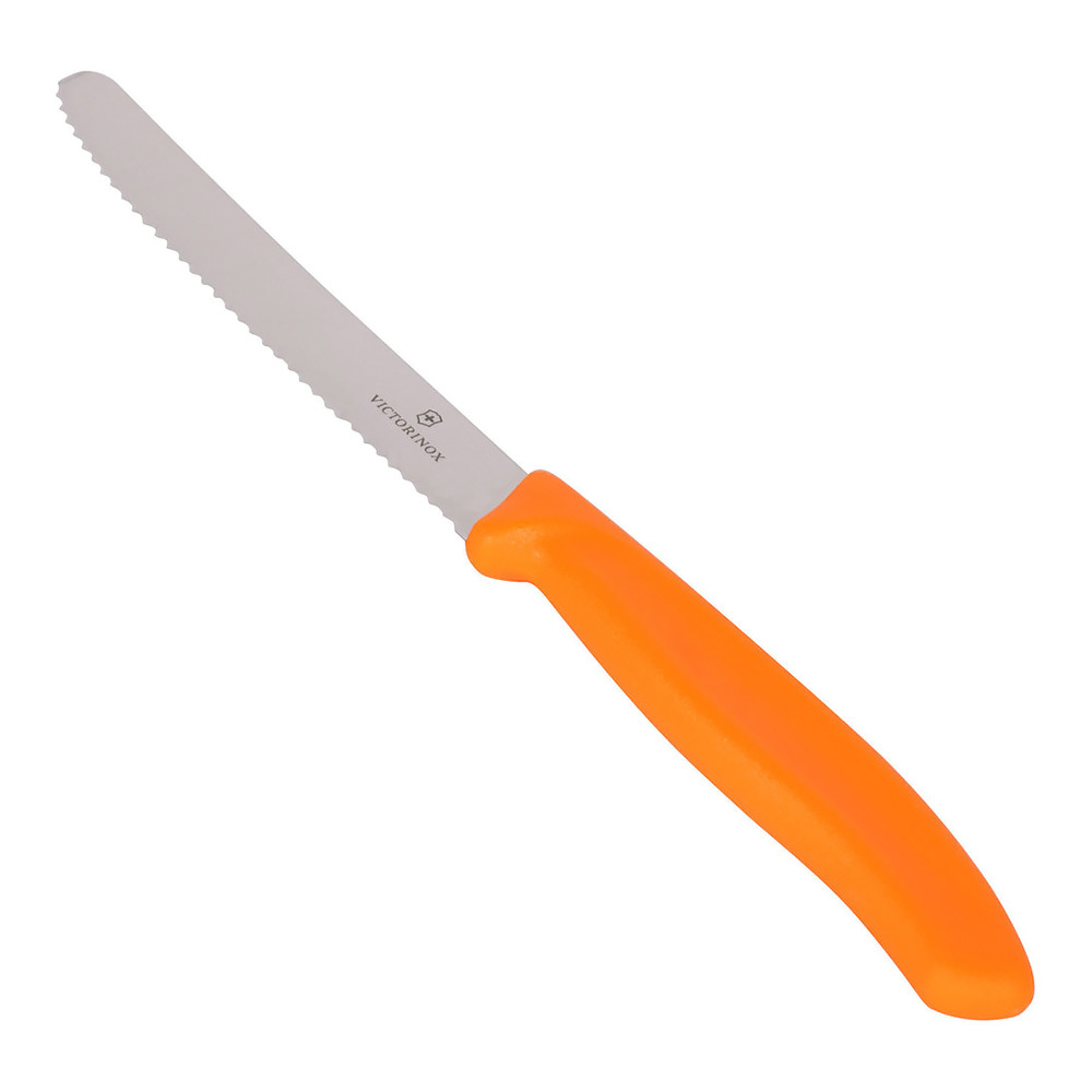 Набор Victorinox кухонный, 2 предмета, лезвие 11 см волнистое, оранжевый