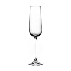 Бокал-флюте для шампанского 265 мл хр. стекло Bistro "Edelita" d 4,2/5,3 см h25,2 см P.L. [6]