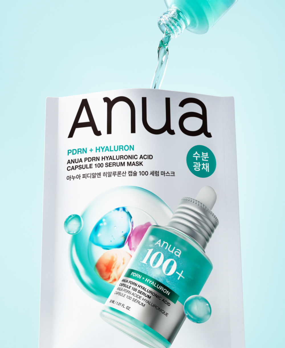 Anua Увлажняющая тканевая маска с ПДРН и гиалуроновой кислотой PDRN Hyaluronic Acid Capsule 100 Serum Mask 23 мл