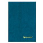 Книга учета 160 л., клетка, твердая, бумвинил, блок офсет, А4 (200х290 мм), BRAUBERG, 130182