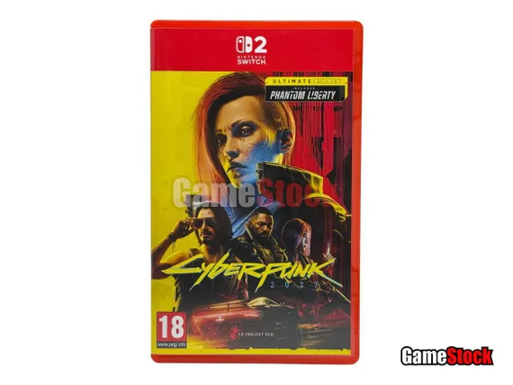 Cyberpunk 2077 Ultimate Edition (Nintendo Switch 2, Русские субтитры, Б/У)