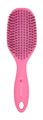 Щетка ILMH "Spider Soft" 1502 розовая матовая L