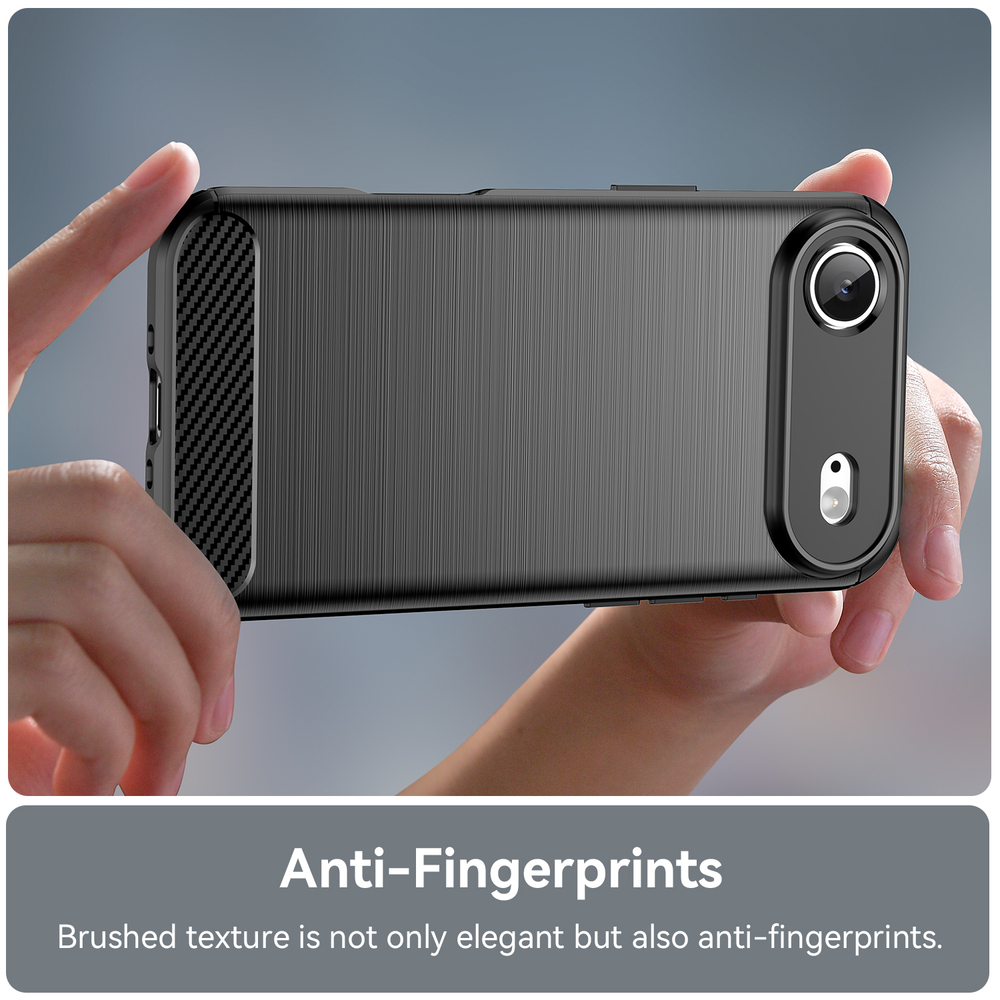 Чехол с дизайном в стиле карбон на iPhone Air, мягкий отклик кнопок, серия Carbon от Caseport