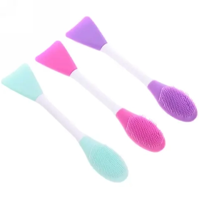 Щетка для лица T-zone косметическая «Beauty lifting», микс 3 цвета (фиолет, фуксия, мятный), 16,5*2,5 см, в пакете