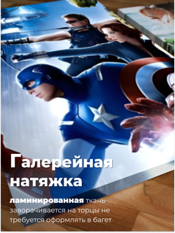 Картина Молнии в небесах модульная 50x70см 2шт.