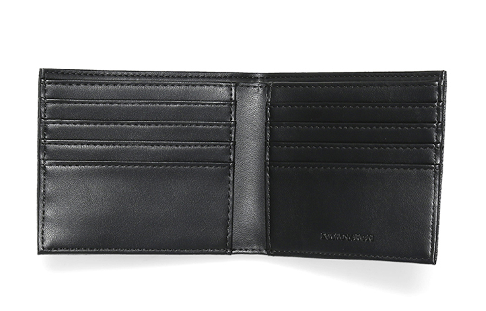 EMPORIO ARMANI PVC Card Holder, Wallet, Wallet Men"s Black