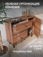 Комод дуб катания 100 см КМД-34-8