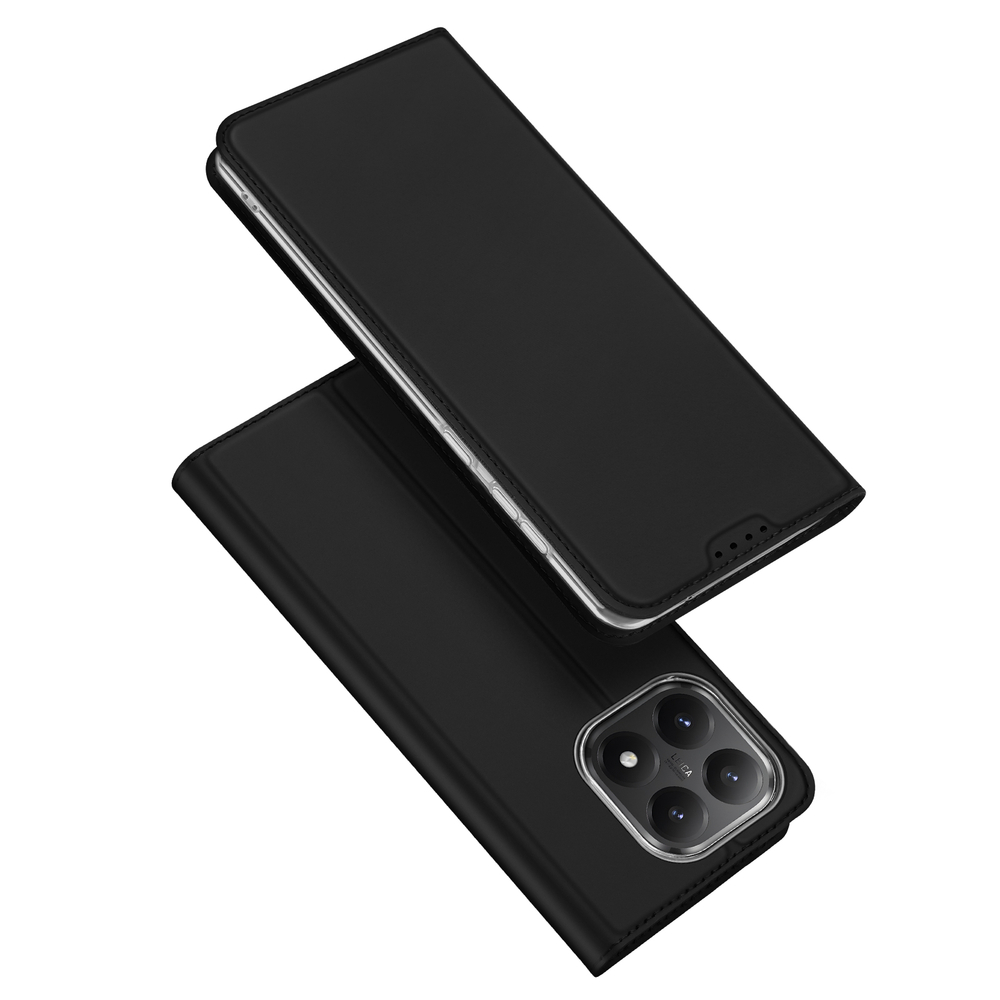 Чехол книжка из PU кожи черного цвета от Dux Ducis для Xiaomi 15T, серия Skin Pro Series Case