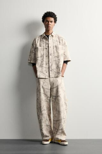 БРЮКИ BALLOON С АБСТРАКТНЫМ ПРИНТОМ — ZARA · 6917/300
