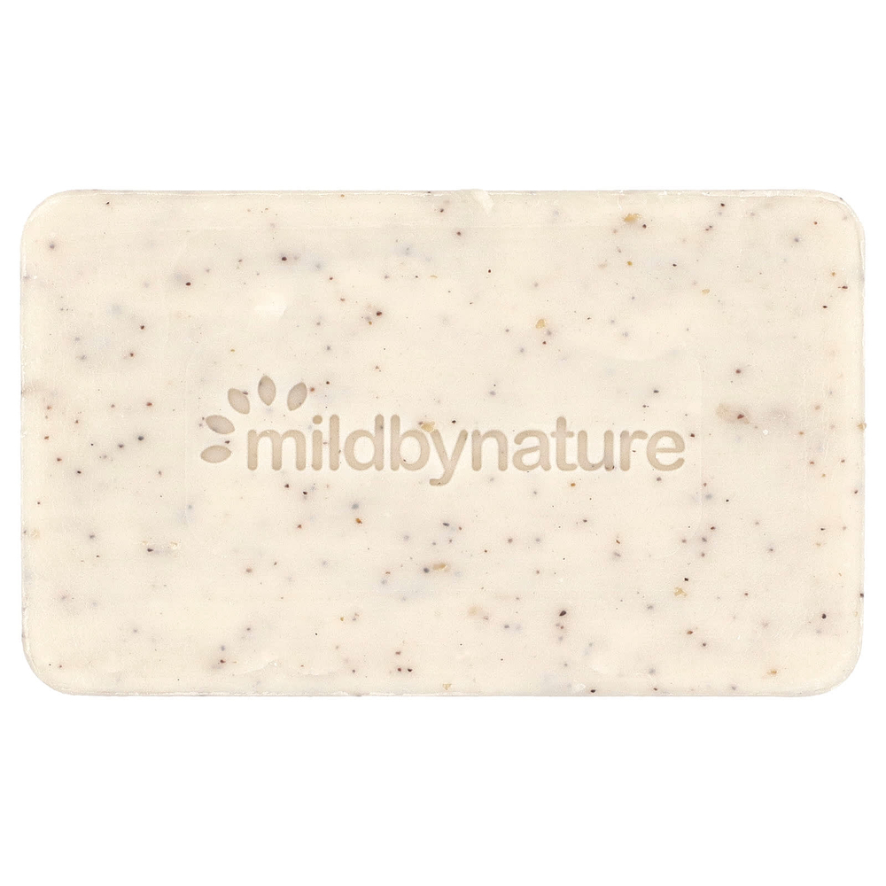 Mild By Nature, отшелушивающее мыло, с маслами марулы, таману и ши, без запаха, 141 г