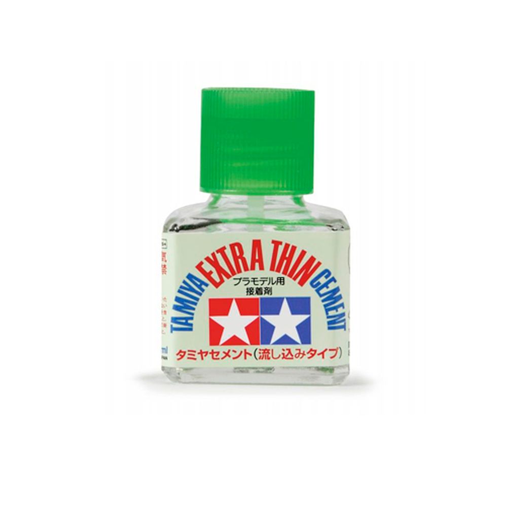 Tamiya Cement Extra Thin Клей жидкий с тонкой кисточкой 40 мл