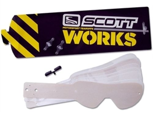Купить Пленка для мотоочков  Scott Works Tear Off 80's 10 шт