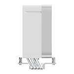 Кулер для процессора Ocypus Delta A40 EX WH Digital, 120mm ARGB FAN, Display, 4 HEAT PIPES, 500-1800 RPM, 29DBA