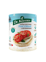 Хлебцы Dr. Korner Рисовые с витаминами, 10 шт по 100 г