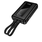 Powerbank Hoco J162 10000mAh 1USB/1C с проводом Type-C/Lightning черный