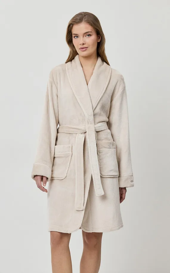 EVA BEIGE (CREME) Халат женский