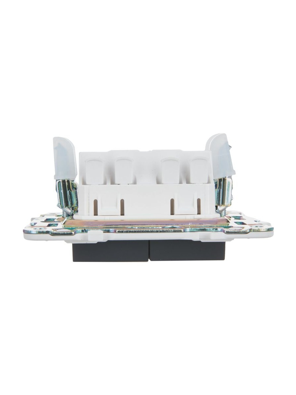 Выключатель проходной 2-кл. SKANDY 10А SK-V10G с индикацией графит IEK SK-V22-1-10-K53