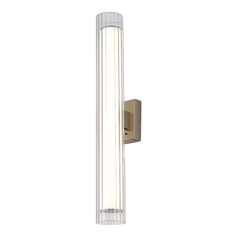 Светильник настенный, Никель/Белый-прозрачный, ENFYS, LED 13W, 3000K/4000K/6000K