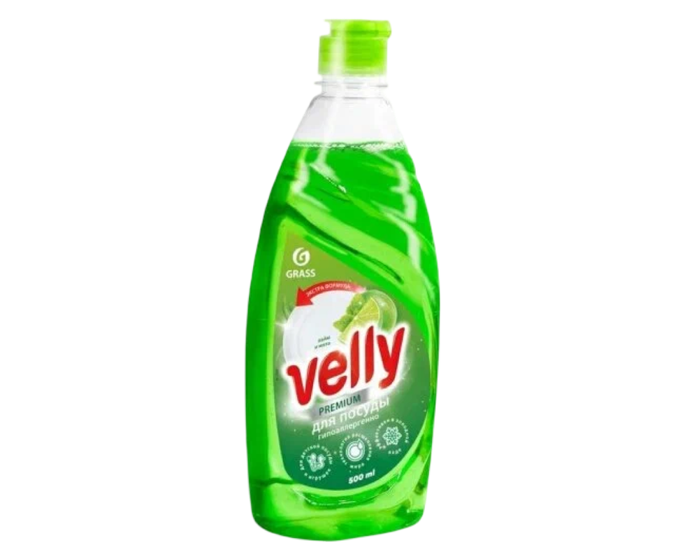 Средство для мытья посуды Velly Premium Лайм и Мята 1000мл