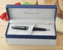 Шариковая ручка Waterman Expert 3, цвет: MattBlack CT, стержень: Mblue