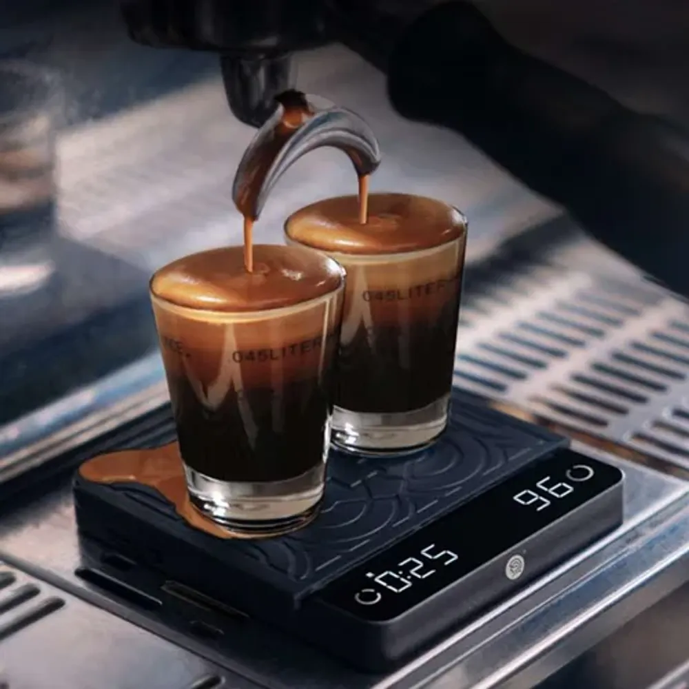Весы кофейные портативные E-SMART SCALE (ESPRESSO) черные 0,3-2000гр батарея 1200 mAH ZeroHero