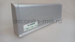Плинтус напольный Деконика Д70 186 Алюминий (70х21х2200 мм) Deconika