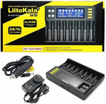 Зарядное устройство интеллектуальное LiitoKala Lii-S8 для аккумуляторов 18650 26650