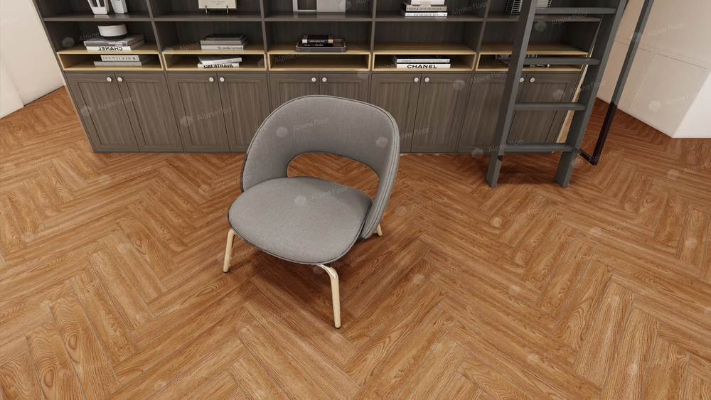 Ламинат Alpine Floor Herringbone 12 12 мм Дуб Венето 1.32 м2