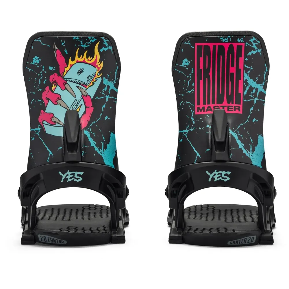 Крепления для сноуборда YES Airmaster Fridge Black
