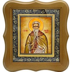 Григорий Синаит преподобный. Икона на холсте.