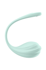 Виброяйцо Satisfyer Smooth Petal Connect App, мятное, 6,5 см